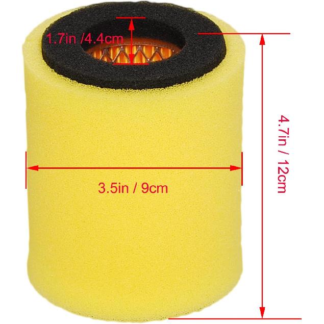 HIFROM 11013-1263 Replacement Air Filter with Spark Plug Compatible with Kawasaki Mule 550 600 610 2510 2500 3000 3010 4000 4010 Drive Converter
HIFROM 11013-1263 Replacement Air Filter with Spark Plug Compatible with Kawasaki Mule 550 600 610 2510 2500 3000 3010 4000 4010 Drive Converter