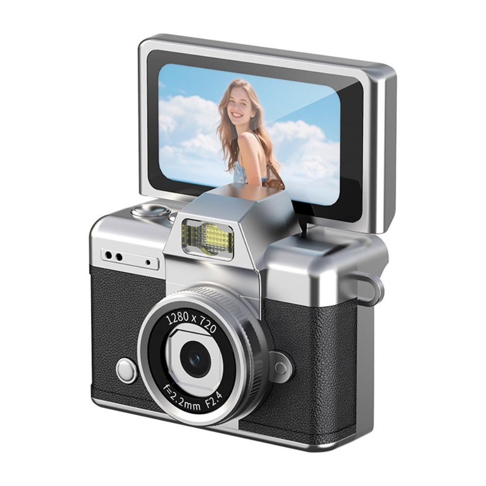 180° Flip Screen Retro CCD Mini Digital Camera HD 1080P Mini Digital Camera Photography чорний
180° Flip Screen Retro CCD Mini Digital Camera HD 1080P Mini Digital Camera Photography чорний