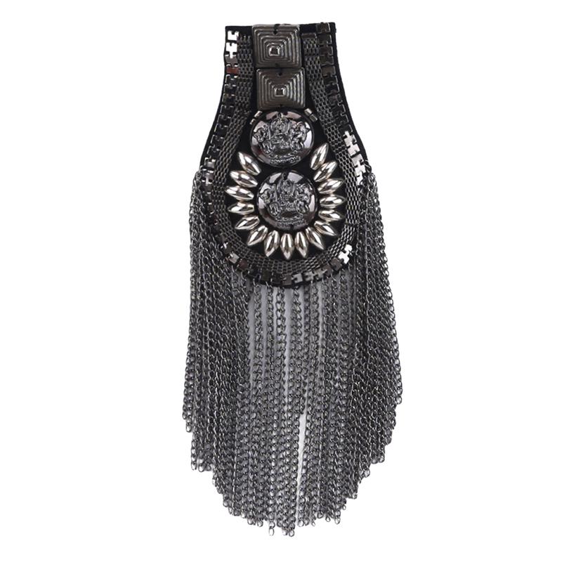 Men s Shoulder Badge Corsage Flower Punk Style Metal Tassel DIY Chain Tassel Clothing Accessories Luggage Shoulder Badge
Men s Shoulder Badge Corsage Flower Punk Style Metal Tassel DIY Chain Tassel Clothing Accessories Luggage Shoulder Badge