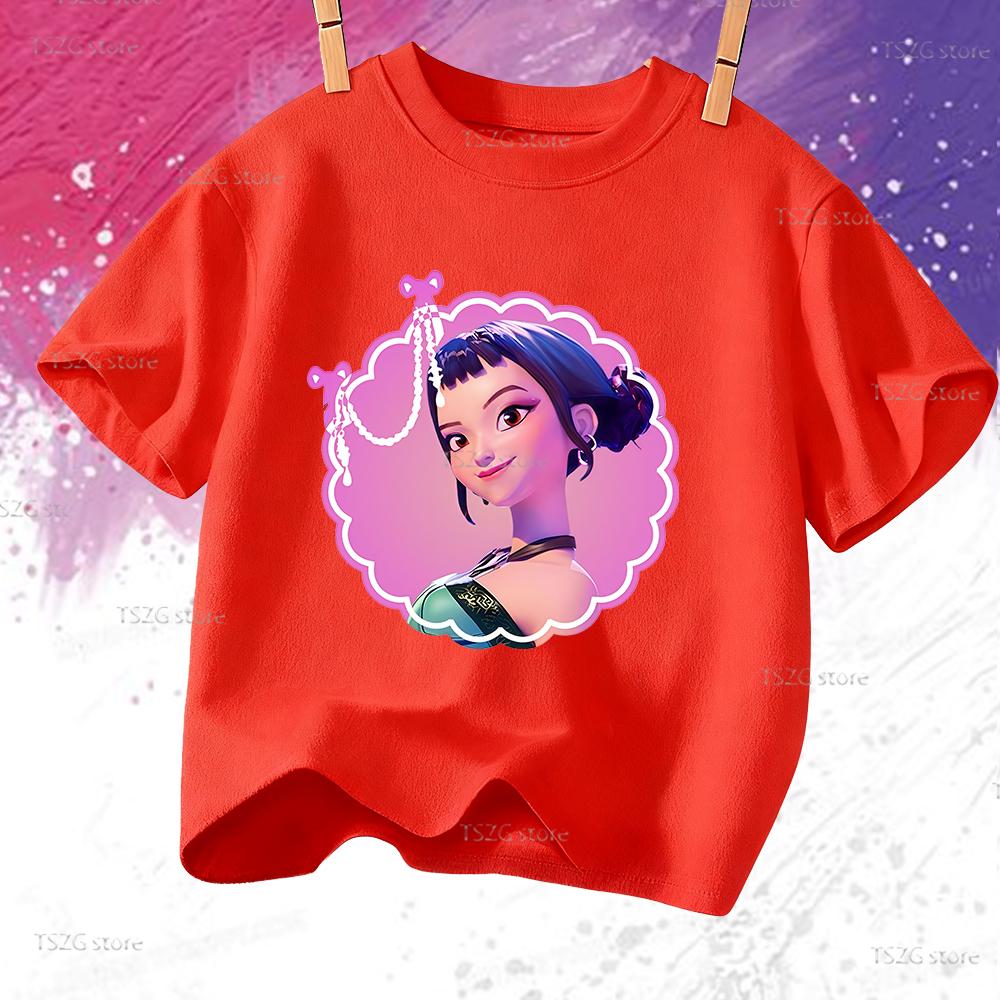 Summer Kpop Demon Hunters ZOEY Cartoon Children T-Shirt Kids Girl Boy T Shirt Hot Movie Print Cute Baby Tee Top Fan Clothing 130
Summer Kpop Demon Hunters ZOEY Cartoon Children T-Shirt Kids Girl Boy T Shirt Hot Movie Print Cute Baby Tee Top Fan Clothing 130