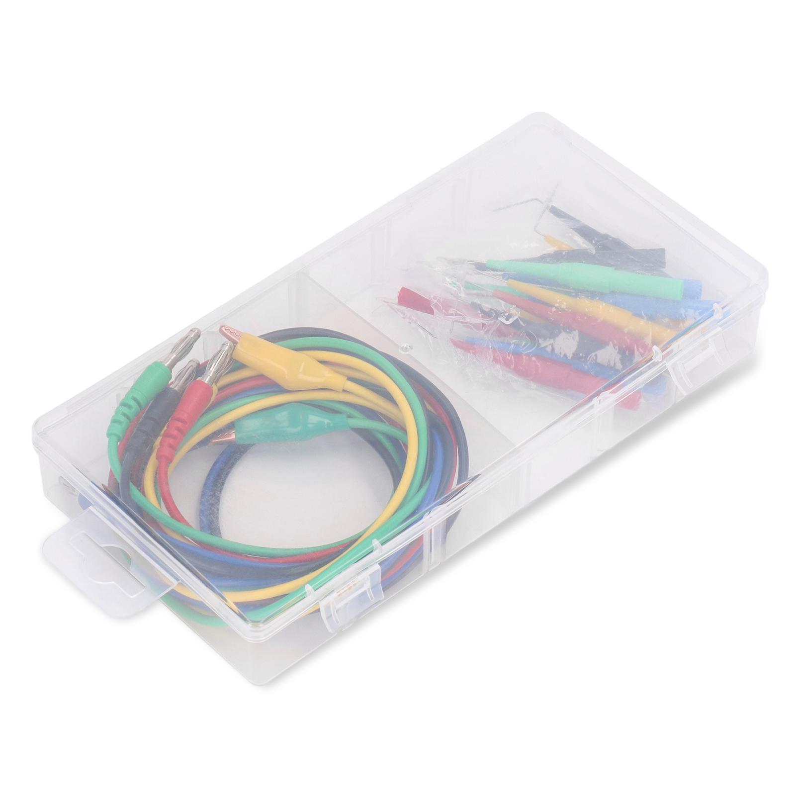 Banana Plug Test s Kit Nickel Plated Clips Back Probe Pins for Multimeter 4mm JT8005por
Banana Plug Test s Kit Nickel Plated Clips Back Probe Pins for Multimeter 4mm JT8005por