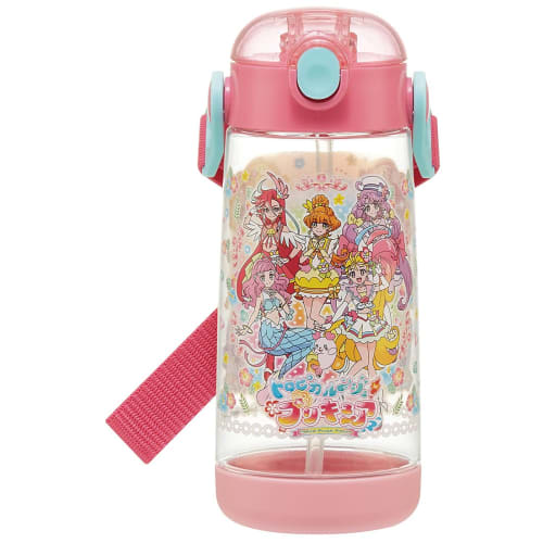 Skater Children s Water Bottle with Straw, Clear Bottle, Tropical PreCure Design, 480ml, Girls , PDSH5-A
Skater Children s Water Bottle with Straw, Clear Bottle, Tropical PreCure Design, 480ml, Girls , PDSH5-A