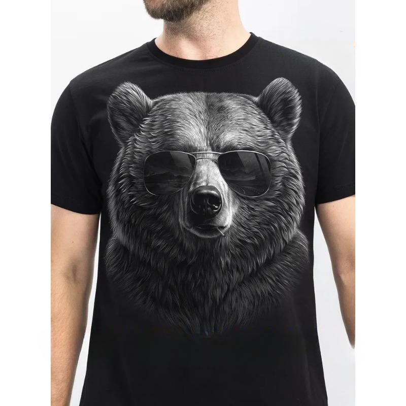 Summer Round Neck 3D Animal Print Top Fashionable Casual Short Sleeved Men s T-shirts XS
Summer Round Neck 3D Animal Print Top Fashionable Casual Short Sleeved Men s T-shirts XS