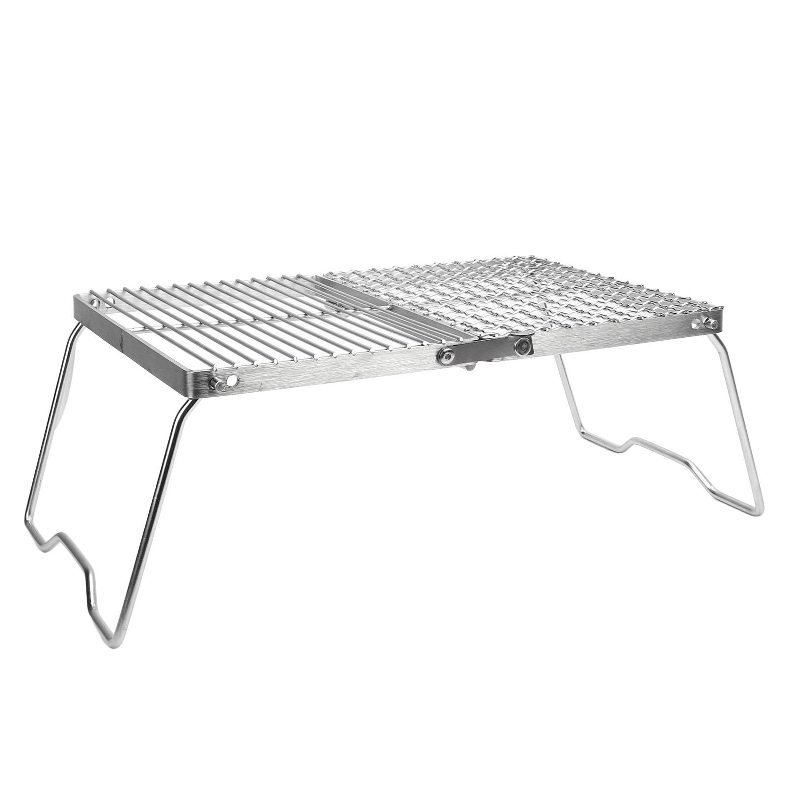 Folding Camping Grill 304 Stainless Steel Portable BBQ Grill Camping Grates for Outdoor Cooking Backpacking Hiking Picnics
Folding Camping Grill 304 Stainless Steel Portable BBQ Grill Camping Grates for Outdoor Cooking Backpacking Hiking Picnics