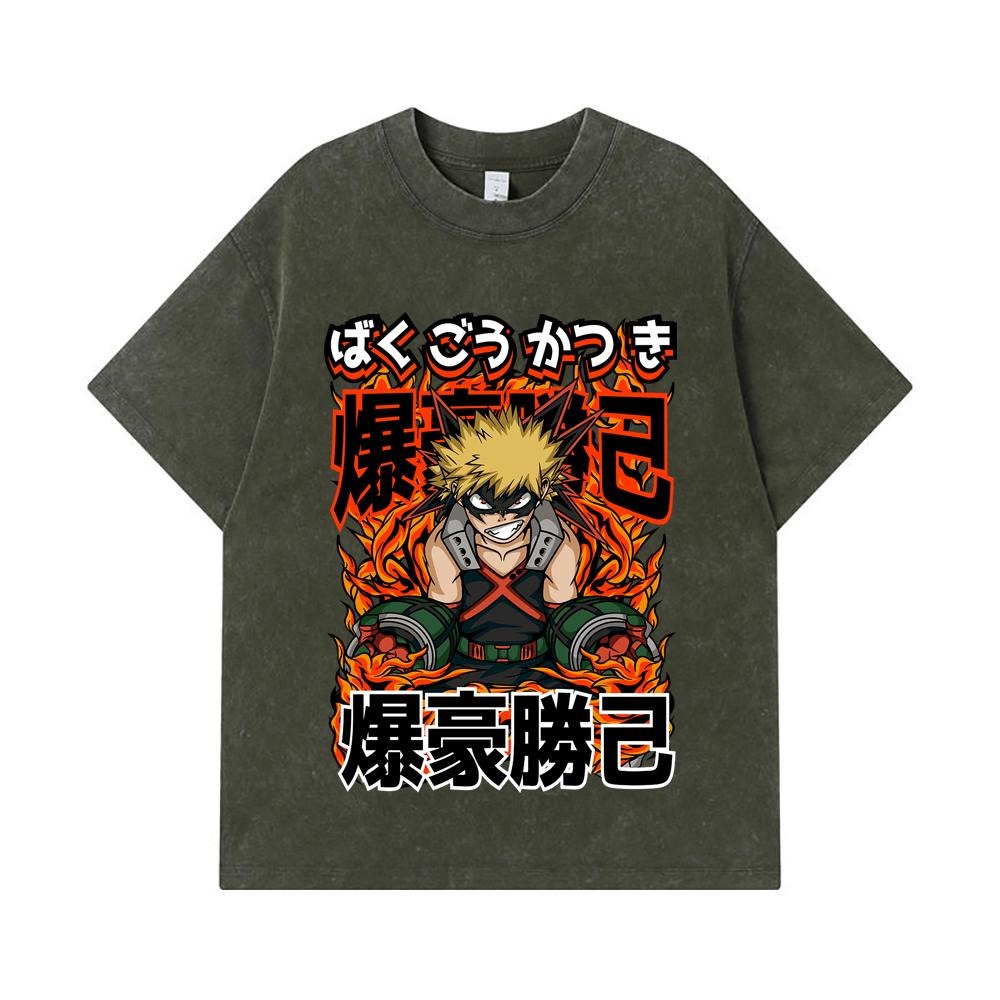 275 GSM Washed T-shirts 100% Cotton My Hero Academia V13 Bakugo Print Unisex Heavy Cotton T Shirt S армия зеленый
275 GSM Washed T-shirts 100% Cotton My Hero Academia V13 Bakugo Print Unisex Heavy Cotton T Shirt S армия зеленый
