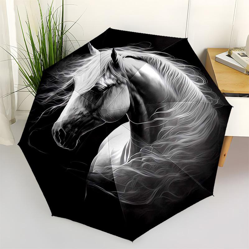 Horse, Mane Themed Automatic Opening and Closing Umbrella, Compact Travel Umbrella, Lightweight and Portable, Suitable for Beach Commuting B
Horse, Mane Themed Automatic Opening and Closing Umbrella, Compact Travel Umbrella, Lightweight and Portable, Suitable for Beach Commuting B