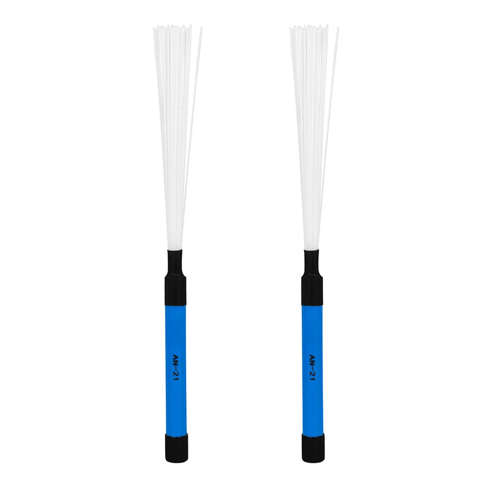 2Pcs Professional Nylon Wire Brush Jazzes Drum Brushes with Comfortable Handle Drum Brush Percussion Brushes Snare Brush синий/белый
2Pcs Professional Nylon Wire Brush Jazzes Drum Brushes with Comfortable Handle Drum Brush Percussion Brushes Snare Brush синий/белый