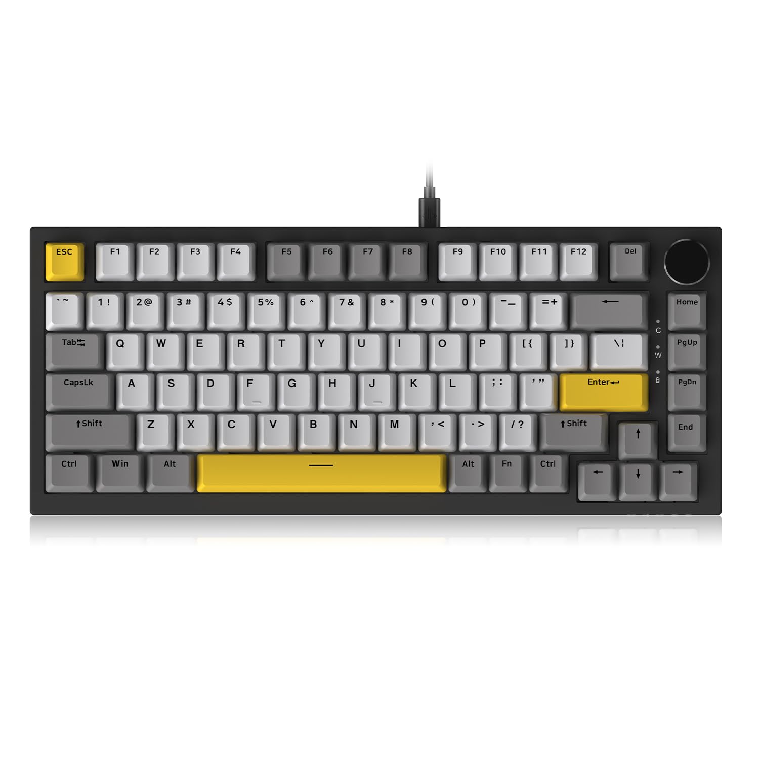 AK820 Wired Gasket Structure Mechanical Sea Salt Axis Metal Programmable RGB Hot Swap Meigetsu Axis Black Gray FIRSTBLOOD×AJAZZ 75% Keyboard, Knob,
AK820 Wired Gasket Structure Mechanical Sea Salt Axis Metal Programmable RGB Hot Swap Meigetsu Axis Black Gray FIRSTBLOOD×AJAZZ 75% Keyboard, Knob,