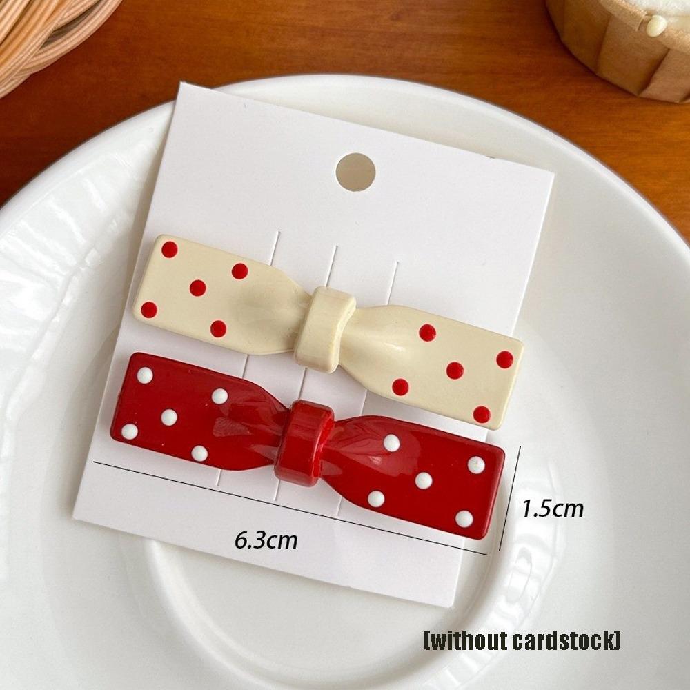 Fashion Red Retro Hair Clip Seamless Headdress Hair Barrettes Polka Dot Bowknot Hairpin for Women Girls
Fashion Red Retro Hair Clip Seamless Headdress Hair Barrettes Polka Dot Bowknot Hairpin for Women Girls