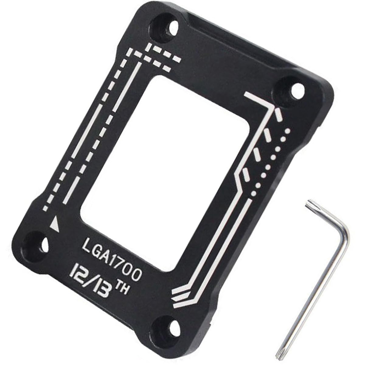 LGA1700 CPU Fixing Bracket Warpage Prevention Bracket for Intel Generation Warp Prevention Bracket 12/13 (Black) чорний
LGA1700 CPU Fixing Bracket Warpage Prevention Bracket for Intel Generation Warp Prevention Bracket 12/13 (Black) чорний