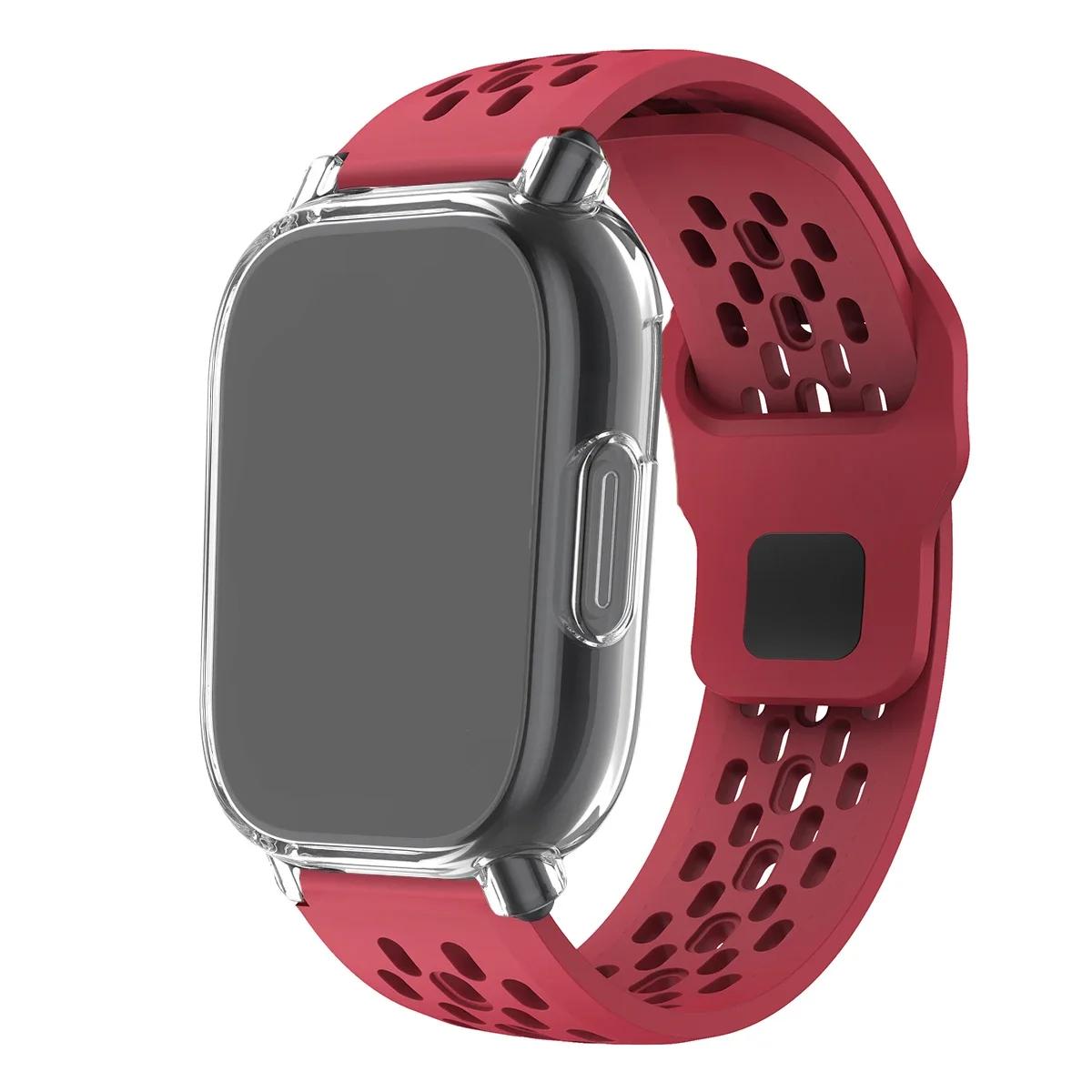 Чехол+силиконовый ремешок для Xiaomi Redmi Watch 5 active/5 Lite Полная защита экрана ТПУ Мягкий чехол и дышащий спортивный ремешок For Redmi 5 Active
Чехол+силиконовый ремешок для Xiaomi Redmi Watch 5 active/5 Lite Полная защита экрана ТПУ Мягкий чехол и дышащий спортивный ремешок For Redmi 5 Active