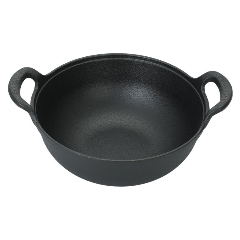 Thickened Cast Iron Yuanbao Double-Ear Stew & Fry Pot: Non-Stick, Uncoated, Flat-Bottomed Wok for Household Cooking KTY 23CM Diameter
Thickened Cast Iron Yuanbao Double-Ear Stew & Fry Pot: Non-Stick, Uncoated, Flat-Bottomed Wok for Household Cooking KTY 23CM Diameter