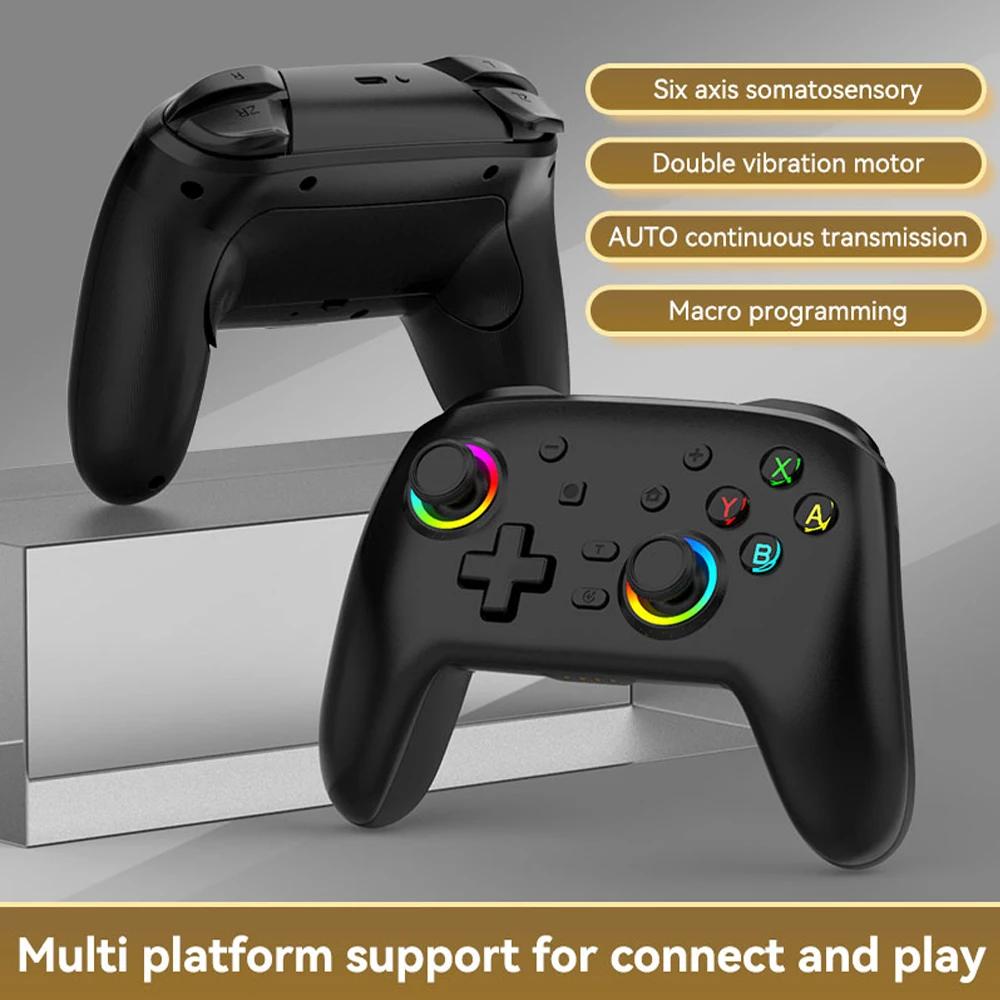 Бездротовий Bluetooth Геймпад Для Nintendo Switch Pro Контролер Джойстик Для Switch Ігрової Консолі Подарунок на День Народження Ручка Джойстика Bundle 1 чорний
Бездротовий Bluetooth Геймпад Для Nintendo Switch Pro Контролер Джойстик Для Switch Ігрової Консолі Подарунок на День Народження Ручка Джойстика Bundle 1 чорний