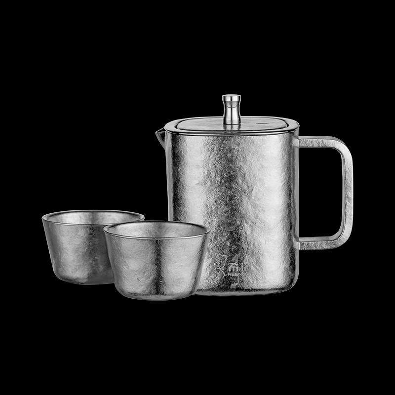 Heenoor Pure Titanium Tea Set - 1 Pot, 2 Cups
Heenoor Pure Titanium Tea Set - 1 Pot, 2 Cups