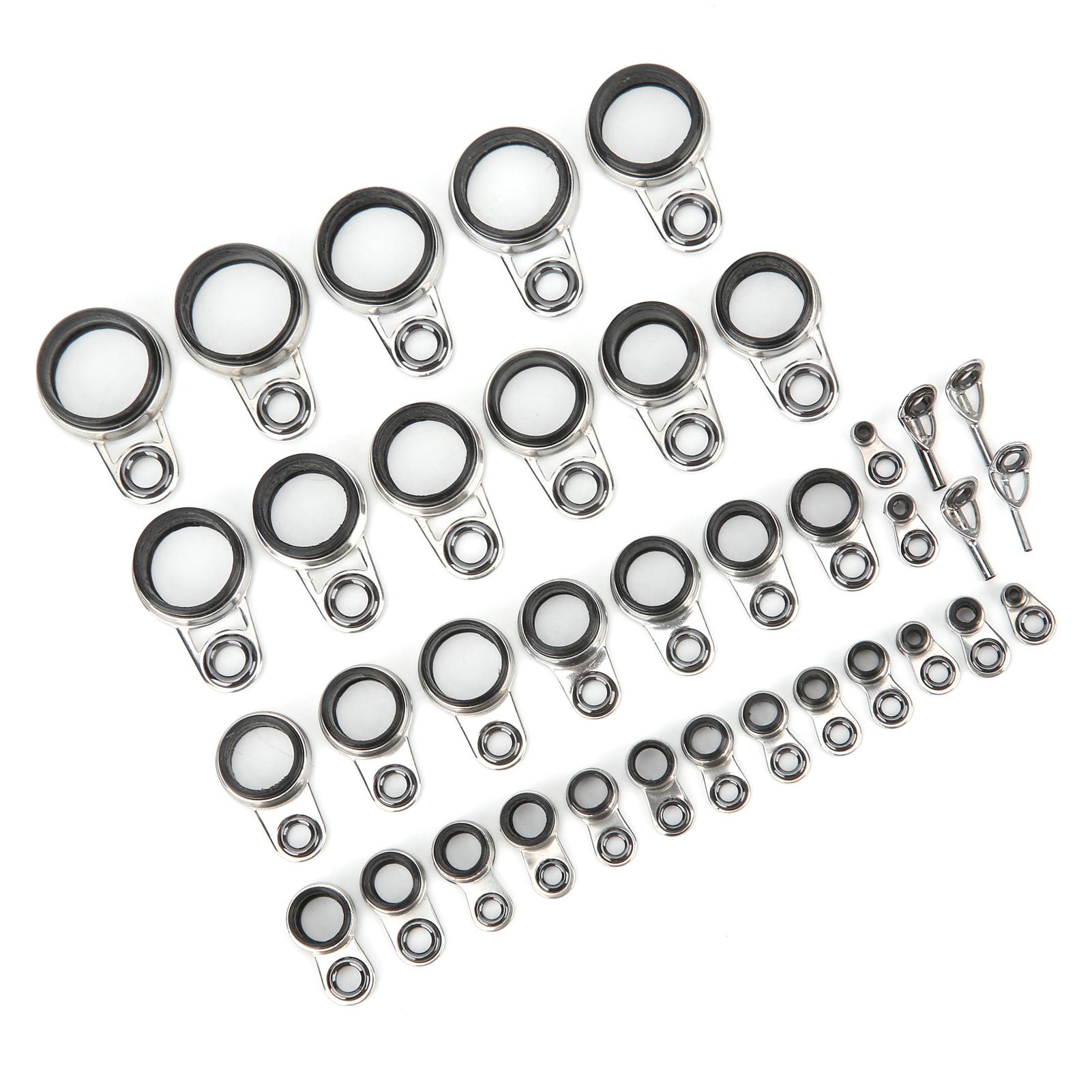37Pcs Fishing Rod Guides Top Tip Ring Telescopic Surf Casting Fishing Rod Guide Repair Kit
37Pcs Fishing Rod Guides Top Tip Ring Telescopic Surf Casting Fishing Rod Guide Repair Kit