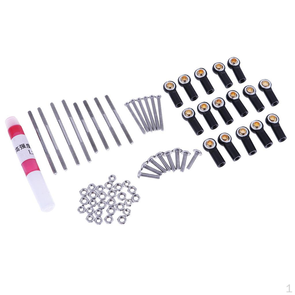 Set Metal Steering Linkage Pull Rod Kit for WPL 1/16 RC Pick- Parts
Set Metal Steering Linkage Pull Rod Kit for WPL 1/16 RC Pick- Parts