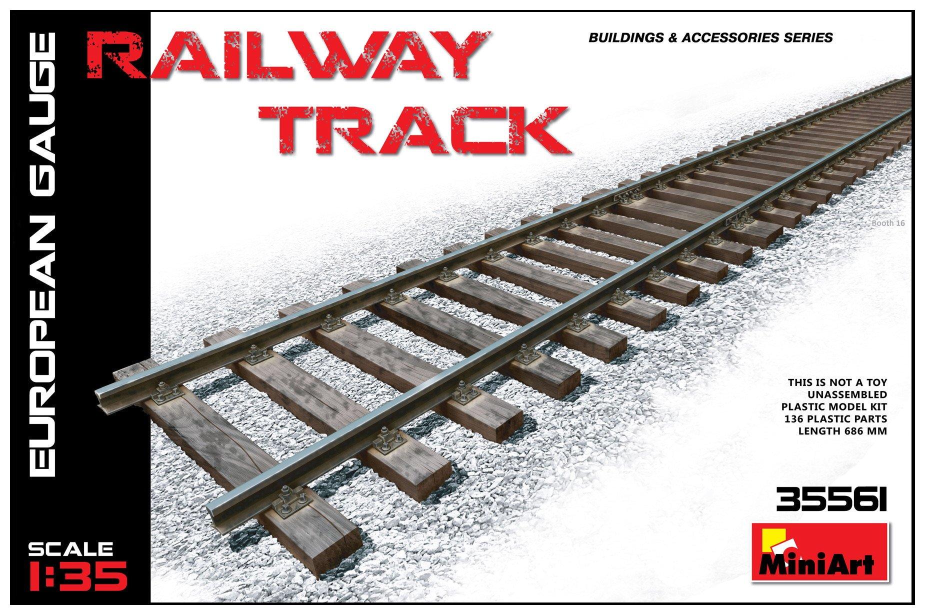 Miniart 1/35 European Gauge Track Set Plastic Model MA35561
Miniart 1/35 European Gauge Track Set Plastic Model MA35561