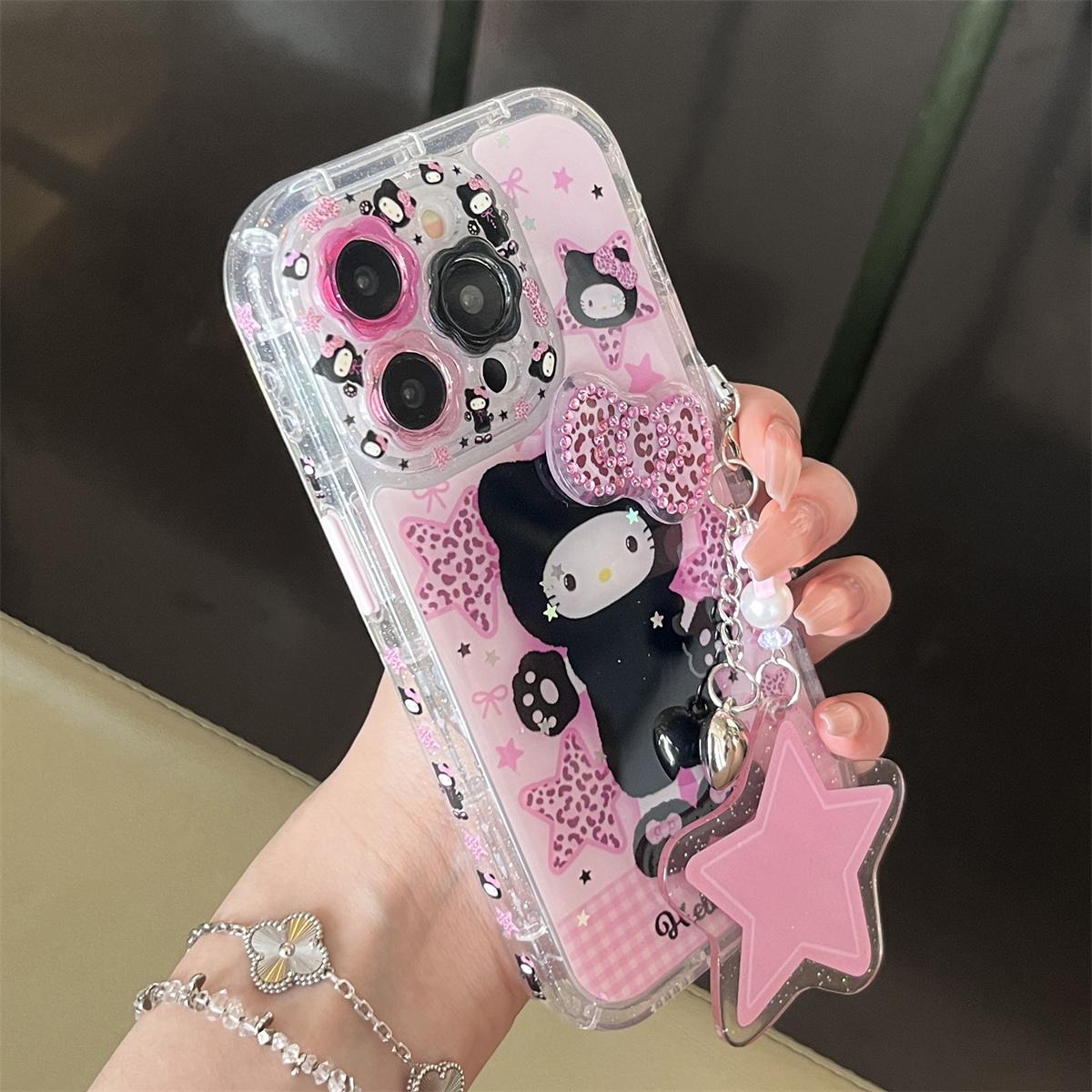 Simple Cute Flower Kitty Cat Phone Case For iPhone 16 Pro 15 13 14 Pro Max Cover Silicone Shockproof Border Cases with Chain For iPhone 15 Pro Max
Simple Cute Flower Kitty Cat Phone Case For iPhone 16 Pro 15 13 14 Pro Max Cover Silicone Shockproof Border Cases with Chain For iPhone 15 Pro Max