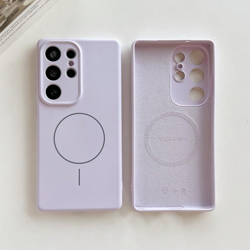 Slim Liquid Silicone Magnetic Case for Magsafe Samsung Galaxy S26 S25 Ultra S24 S23 S22 Plus S26Ultra S26+ Mag Safe Phone Cover Galaxy S23+ світло-фіолетового кольору
Slim Liquid Silicone Magnetic Case for Magsafe Samsung Galaxy S26 S25 Ultra S24 S23 S22 Plus S26Ultra S26+ Mag Safe Phone Cover Galaxy S23+ світло-фіолетового кольору