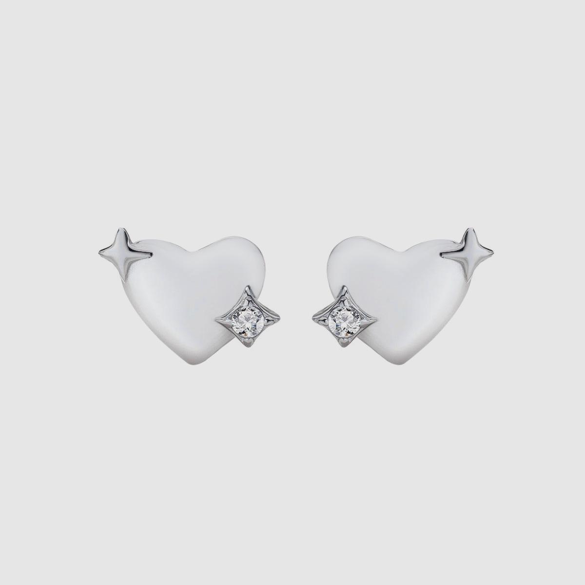 925 Silver Sweet And Cool Love Stud Earrings, High-End Sense, Niche Design Sense, Peach Heart Earrings Ins Heart Earrings. 925 Silver
925 Silver Sweet And Cool Love Stud Earrings, High-End Sense, Niche Design Sense, Peach Heart Earrings Ins Heart Earrings. 925 Silver
