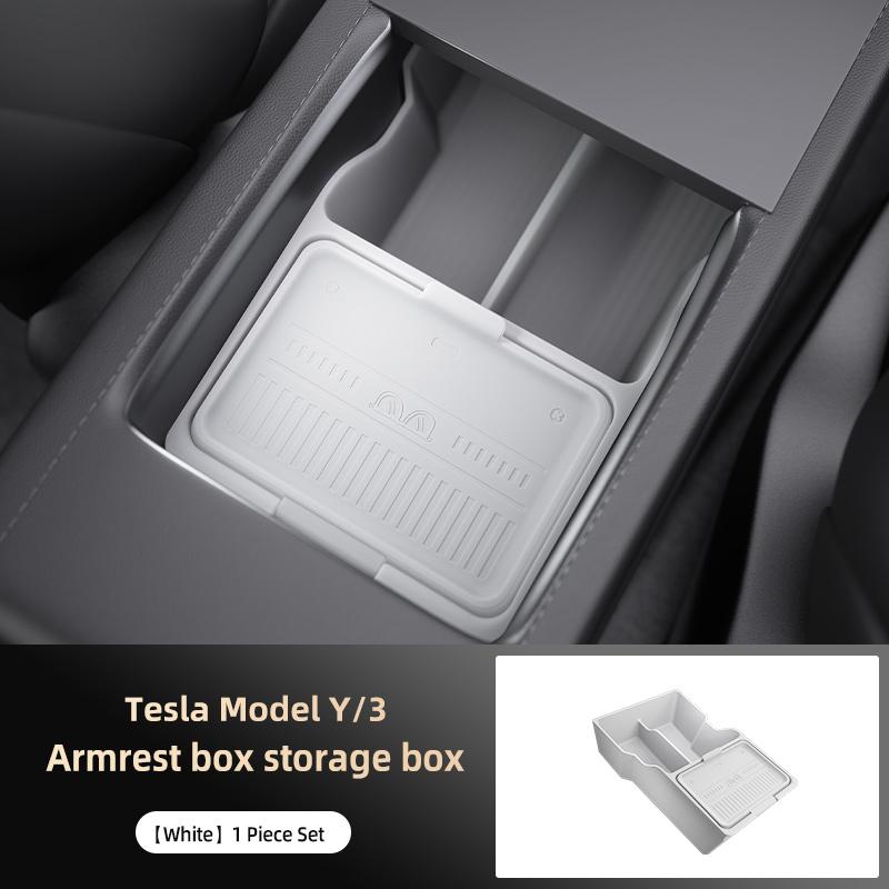 TPE Material Dual-Layer Center Console Organizer Tray Armrest Hidden Storage Box For Tesla For Model Y For Juniper 2025 білий
TPE Material Dual-Layer Center Console Organizer Tray Armrest Hidden Storage Box For Tesla For Model Y For Juniper 2025 білий