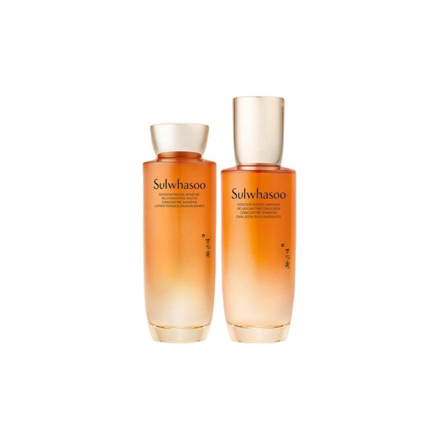 Sulwhasoo Concentrated Ginseng Rejuvenating Emulsion And Water Sample Set Emulsion 40ml + Water 40ml
Sulwhasoo Concentrated Ginseng Rejuvenating Emulsion And Water Sample Set Emulsion 40ml + Water 40ml