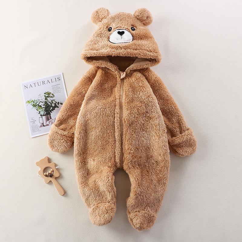 Autumn Winter Baby Jumpsuit: Cute Cartoon Panda, Rabbit & Bear Plush Coverall 59cm (0-3 months)
Autumn Winter Baby Jumpsuit: Cute Cartoon Panda, Rabbit & Bear Plush Coverall 59cm (0-3 months)