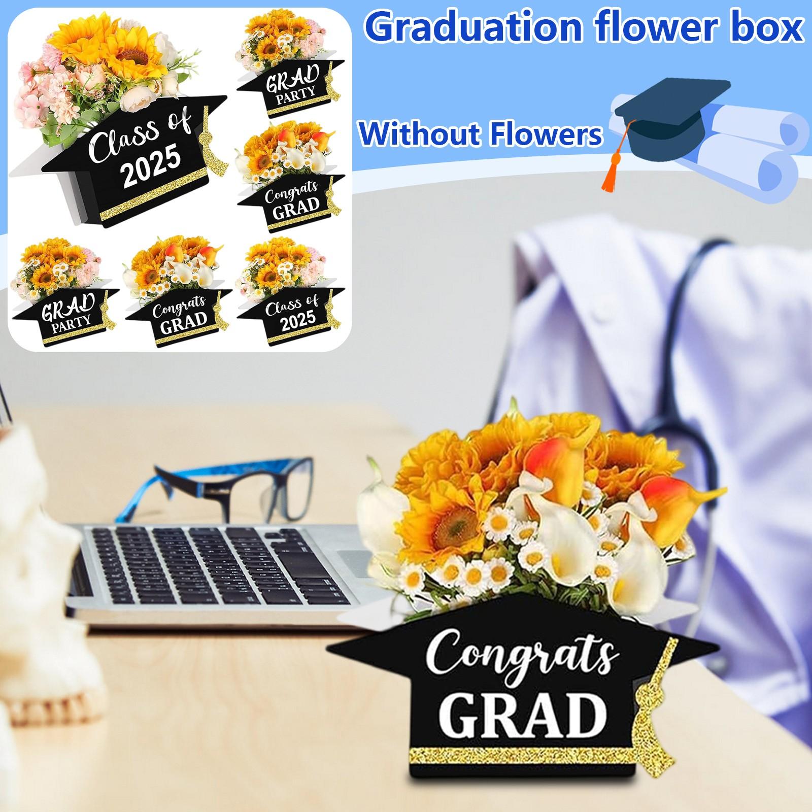 6pcGraduation Table Decoration Graduation Centerpiece Congratulations Graduation Hat Flower Box Table Decoration One Size
6pcGraduation Table Decoration Graduation Centerpiece Congratulations Graduation Hat Flower Box Table Decoration One Size