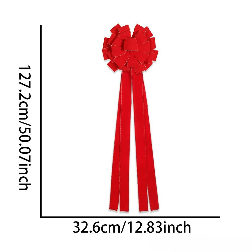 Popular Christmas Decorations Flocked Red Bow Velvet Christmas Tree Decoration DIY Festive Hanging Decoration Ornament Supplies One Size
Popular Christmas Decorations Flocked Red Bow Velvet Christmas Tree Decoration DIY Festive Hanging Decoration Ornament Supplies One Size