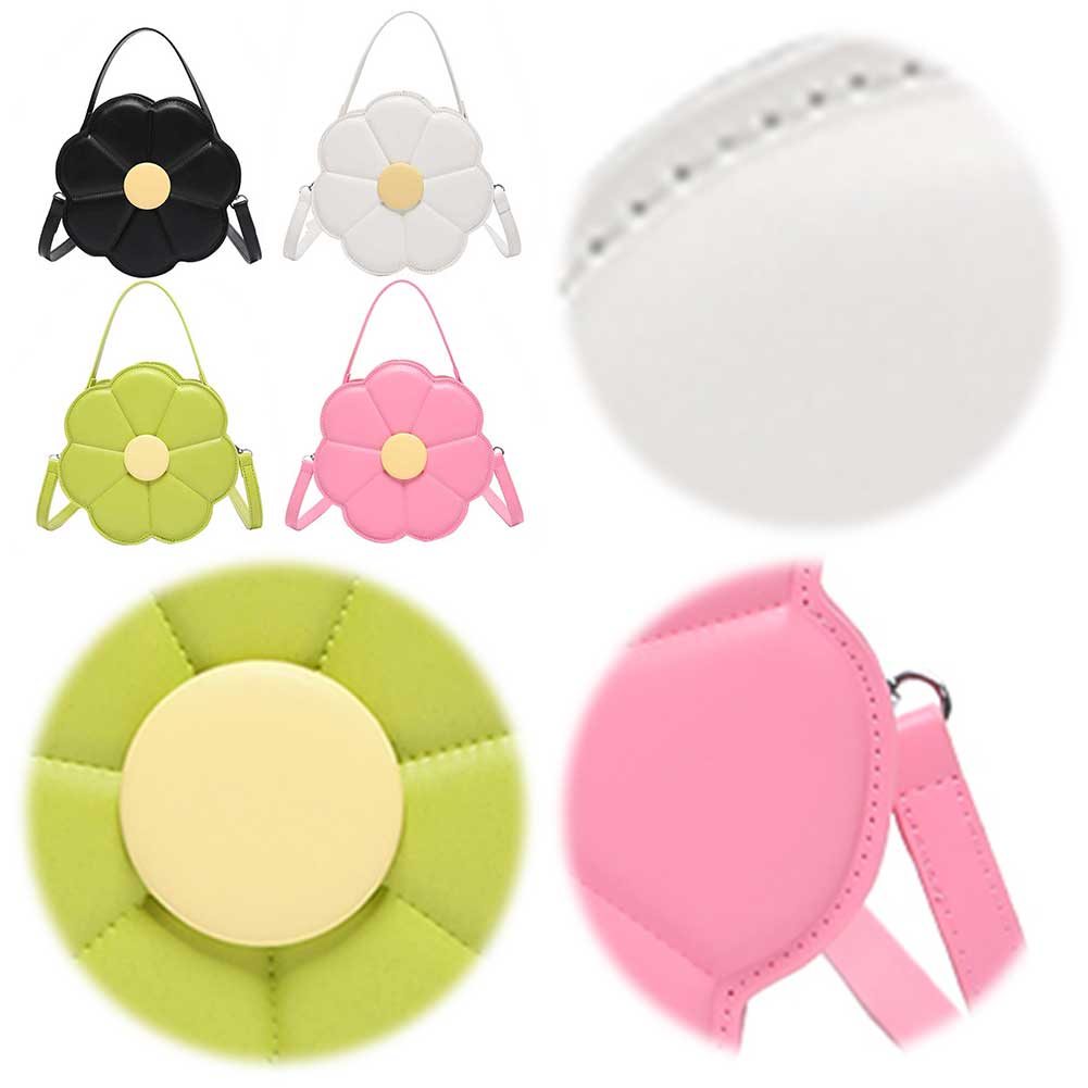 Flower Shaped Shoulder Bag PU Leather Trendy Crossbody Bag Cute Underarm Bag with Double Zipper for Women and Girls
Flower Shaped Shoulder Bag PU Leather Trendy Crossbody Bag Cute Underarm Bag with Double Zipper for Women and Girls