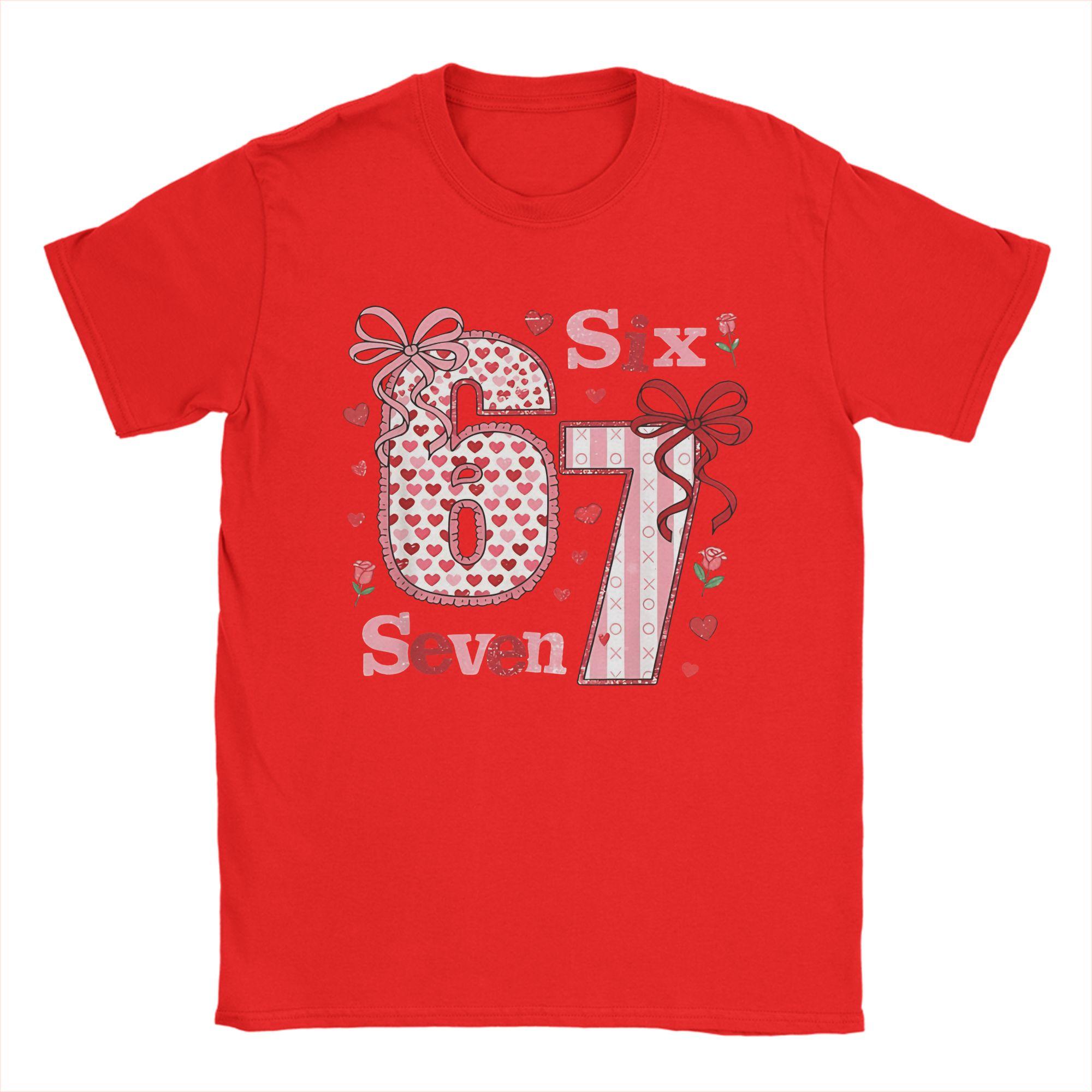 Valentine 6 7 Meme T Shirt Mens Pure Cotton Casual TShirt Round Neck Tee Shirt Short Sleeve Tops Summer S
Valentine 6 7 Meme T Shirt Mens Pure Cotton Casual TShirt Round Neck Tee Shirt Short Sleeve Tops Summer S