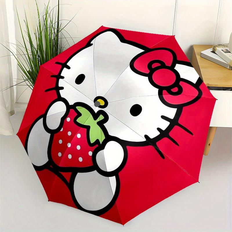 1pc Hello Kitty Strawberry Umbrella with Plastic Handle,Suitable for All Seasons Home Travel Outdoor UmbrellaSanlio693
1pc Hello Kitty Strawberry Umbrella with Plastic Handle,Suitable for All Seasons Home Travel Outdoor UmbrellaSanlio693
