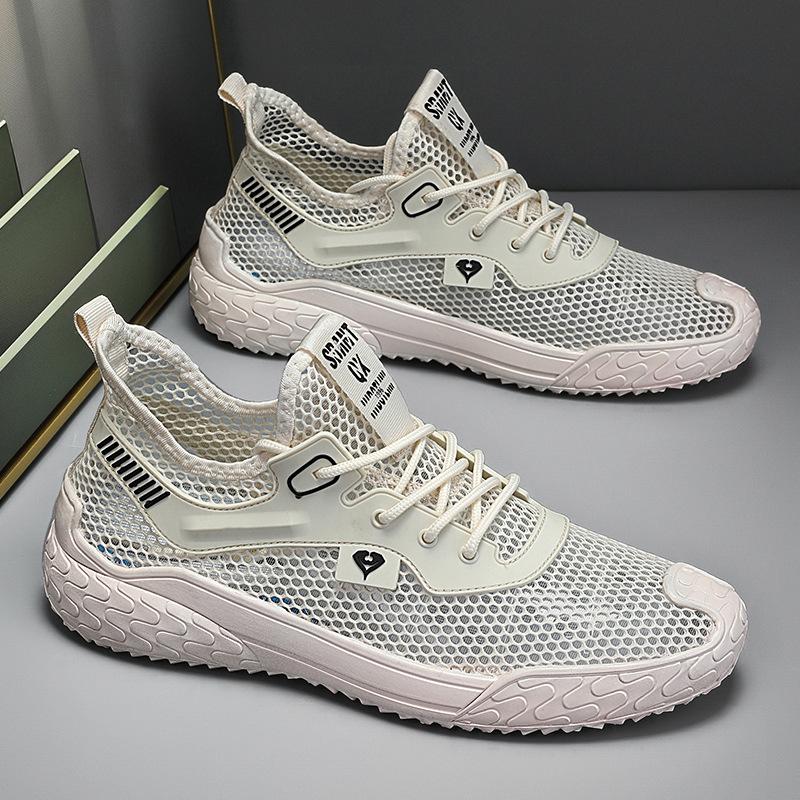 Summer mesh hollow breathable shoes men s casual sports mesh men s shoes deodorant soft sole thin mesh shoes trendy shoes 39 бежевый
Summer mesh hollow breathable shoes men s casual sports mesh men s shoes deodorant soft sole thin mesh shoes trendy shoes 39 бежевый