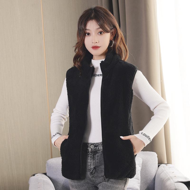 Women s Double-Sided Fleece Vest - Warm, Velvet, Stand Collar, Coral Fleece, Autumn/Winter Short Jacket M (recomm. 80-95) чорний
Women s Double-Sided Fleece Vest - Warm, Velvet, Stand Collar, Coral Fleece, Autumn/Winter Short Jacket M (recomm. 80-95) чорний