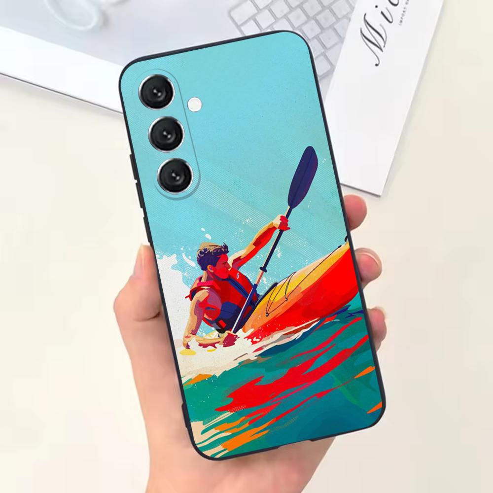 Kayaking illustration Phone Case For Samsung Galaxy A13,A21s,A22,A31,A32,A52,A53,A71,A80,Soft Black Shell Samsung a52 a52S
Kayaking illustration Phone Case For Samsung Galaxy A13,A21s,A22,A31,A32,A52,A53,A71,A80,Soft Black Shell Samsung a52 a52S