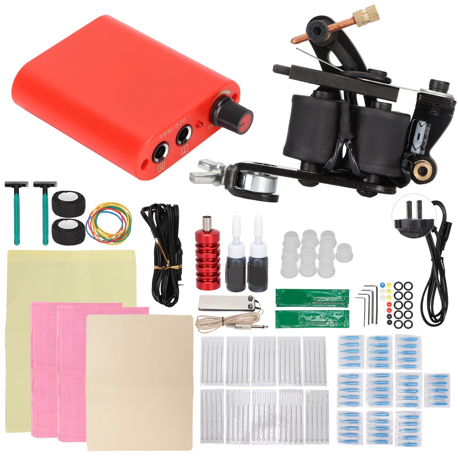 Complete Tattoo Liner Machine Kit Mini Tattoo Power Supply 8 Wraps Tattoo Coil Machine Set EU Plug червоний
Complete Tattoo Liner Machine Kit Mini Tattoo Power Supply 8 Wraps Tattoo Coil Machine Set EU Plug червоний