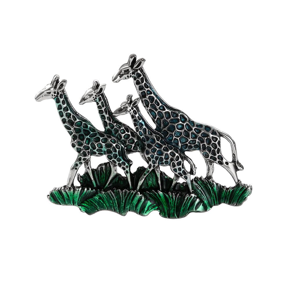 New Colored Giraffe Brooch Men s and Women s Versatile Fashion Clothes Accessories Pin Accessories Four-headed Deer Corsage
New Colored Giraffe Brooch Men s and Women s Versatile Fashion Clothes Accessories Pin Accessories Four-headed Deer Corsage