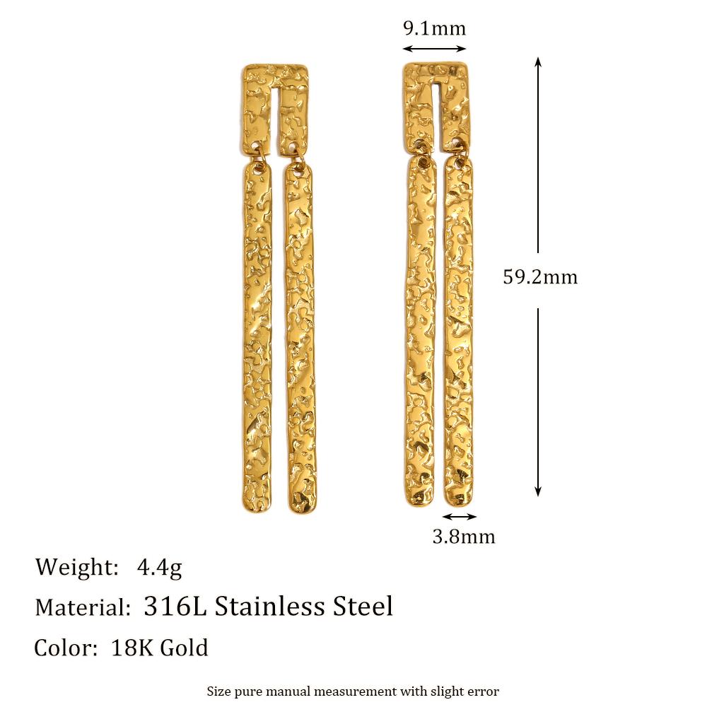 MamacitaSlay Vintage U-Shaped Rectangular Drop earrings women Gold Plated Waterproof 316L stainless steel jewelry woman золотий
MamacitaSlay Vintage U-Shaped Rectangular Drop earrings women Gold Plated Waterproof 316L stainless steel jewelry woman золотий