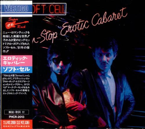 CD SOFT CELL - Non-Stop Erotic Cabaret PHCR2013 Vertigo 1990 Japan Dance & Electronica Used
CD SOFT CELL - Non-Stop Erotic Cabaret PHCR2013 Vertigo 1990 Japan Dance & Electronica Used