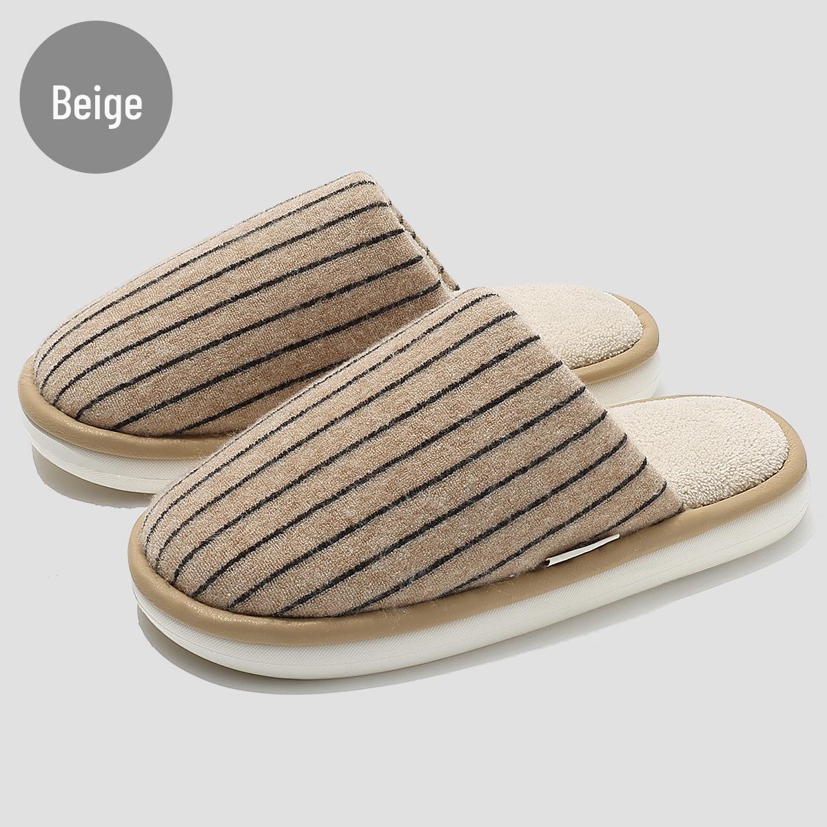 Полосатые хлопковые тапочки - Теплая плюшевая домашняя обувь для мужчин и женщин, Нескользящая мягкая подошва для осени и зимы. Size 36-37, fits 35-36, inner length 23cm
Полосатые хлопковые тапочки - Теплая плюшевая домашняя обувь для мужчин и женщин, Нескользящая мягкая подошва для осени и зимы. Size 36-37, fits 35-36, inner length 23cm