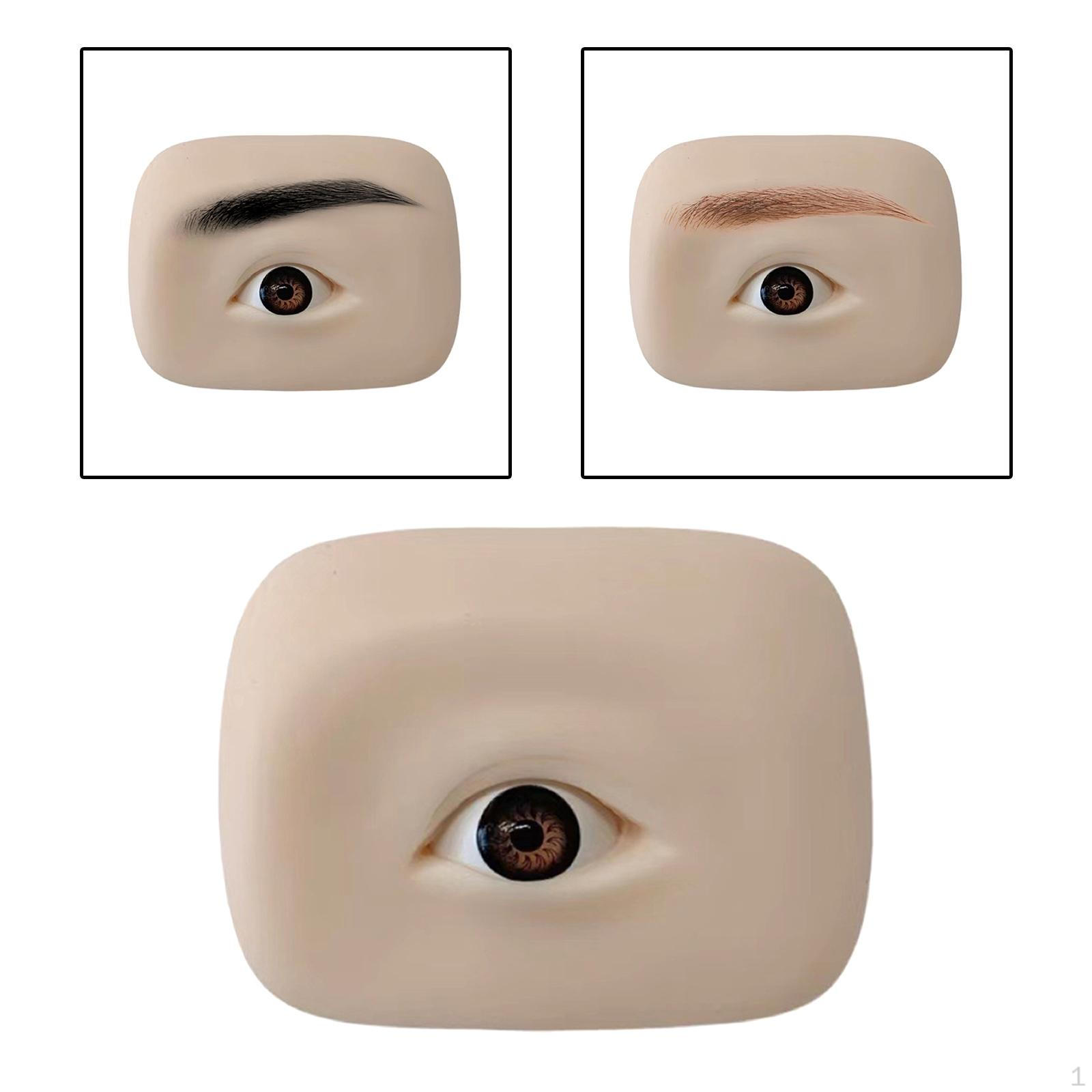 Eye Simulation Model Practice for Training Beginners Light Weight Accessory Makeup Supplies Easier Brown Right
Eye Simulation Model Practice for Training Beginners Light Weight Accessory Makeup Supplies Easier Brown Right
