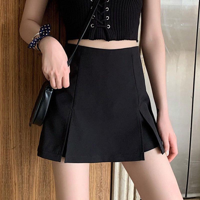 2024 Women s High-Waist Black A-Line Slit Culottes Skirt - Stylish Summer Hip-Hugging Design XL
2024 Women s High-Waist Black A-Line Slit Culottes Skirt - Stylish Summer Hip-Hugging Design XL