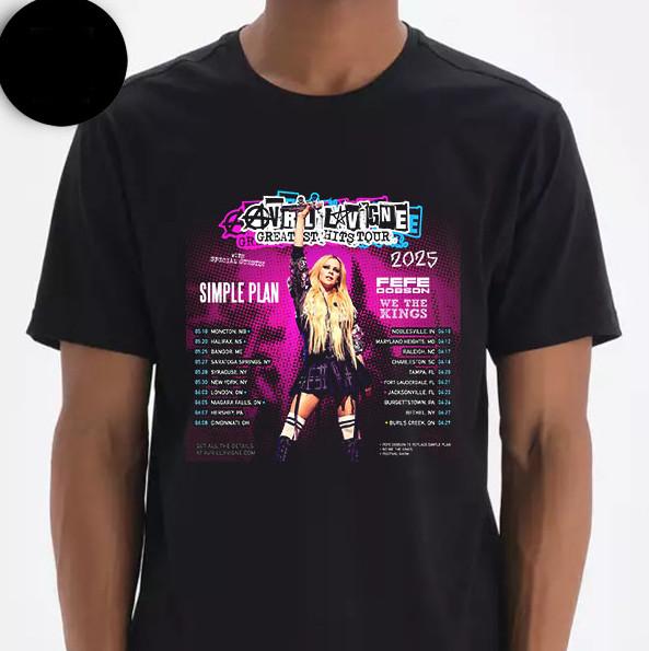 Avril Lavigne Greatest Hits 2025 Tour T-shirt size S-5XL Unisex T-Shirt XXXXL
Avril Lavigne Greatest Hits 2025 Tour T-shirt size S-5XL Unisex T-Shirt XXXXL