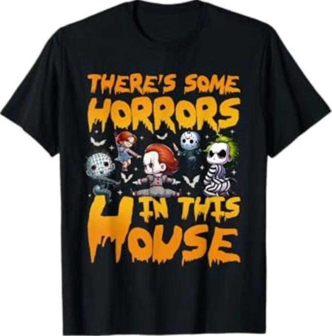 There s Some Horrors in This House Funny Halloween Monsters T-Shirt L
There s Some Horrors in This House Funny Halloween Monsters T-Shirt L