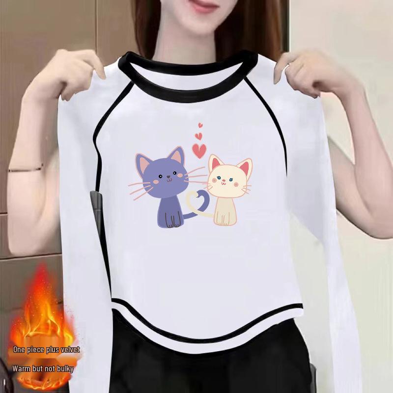 Women s 2024 New Chic Double-Sided Velvet Long-Sleeve T-Shirt for Autumn/Winter M (for 100-115 lbs)
Women s 2024 New Chic Double-Sided Velvet Long-Sleeve T-Shirt for Autumn/Winter M (for 100-115 lbs)
