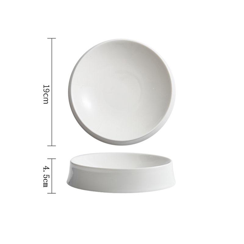 Креативная нестандартная керамическая тарелка для обеда, толстая суповая тарелка, десертное блюдо, тарелка для пасты, закусок, суши, специальная посуда для ресторана