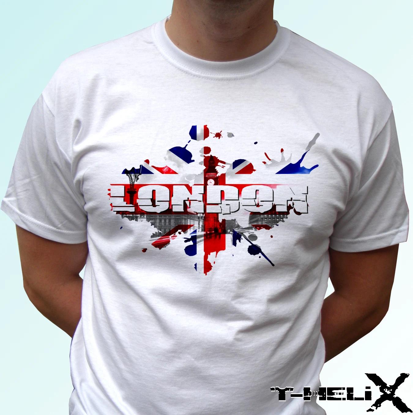 London - white kids boys T-Shirt top Great Britain flag - s s kids & baby sizes 150
London - white kids boys T-Shirt top Great Britain flag - s s kids & baby sizes 150