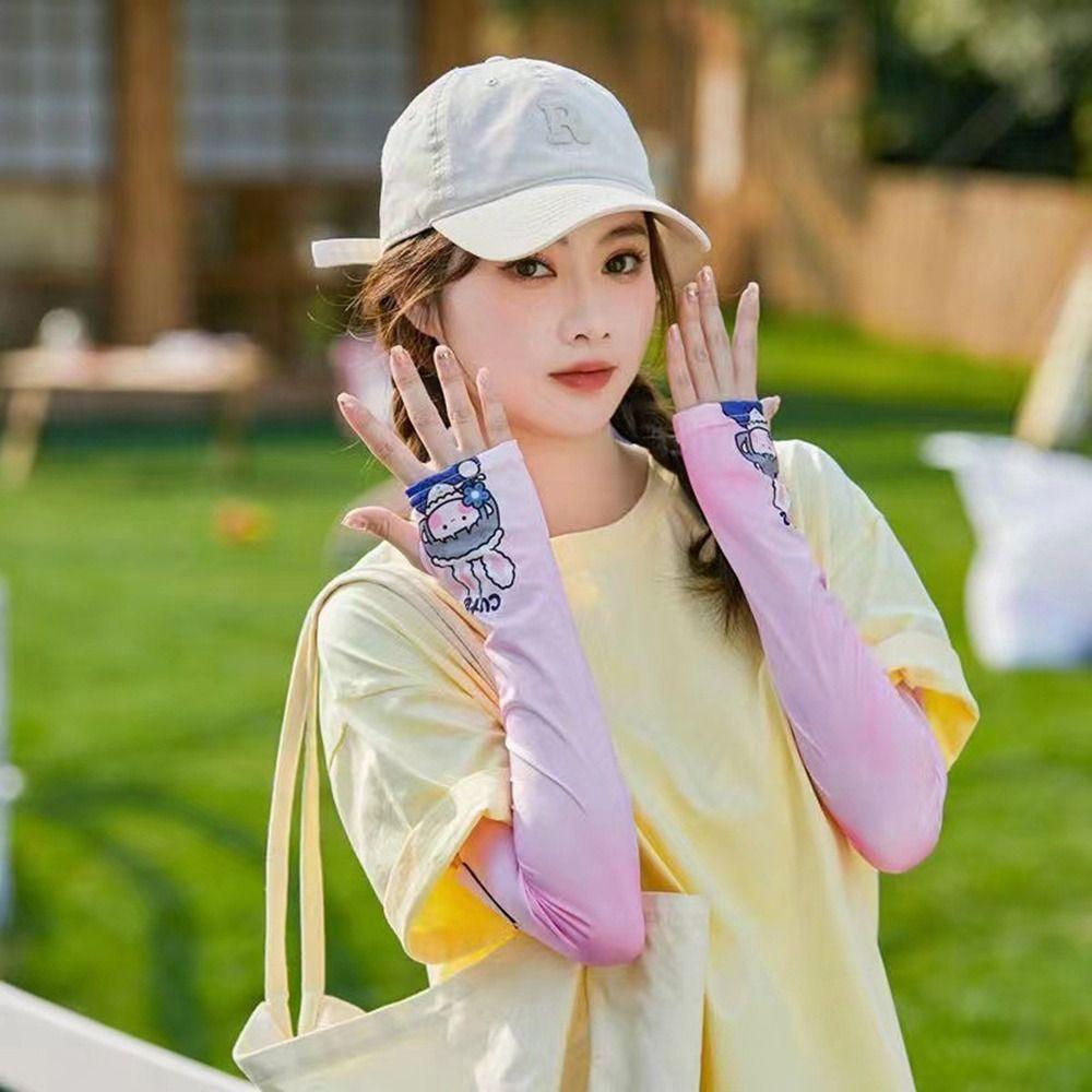 For Women Cycling Sports Cooling Sleeves Sun Protection Sleeves Cartoon Arm Sleeves Ice Silk Sleeve E
For Women Cycling Sports Cooling Sleeves Sun Protection Sleeves Cartoon Arm Sleeves Ice Silk Sleeve E
