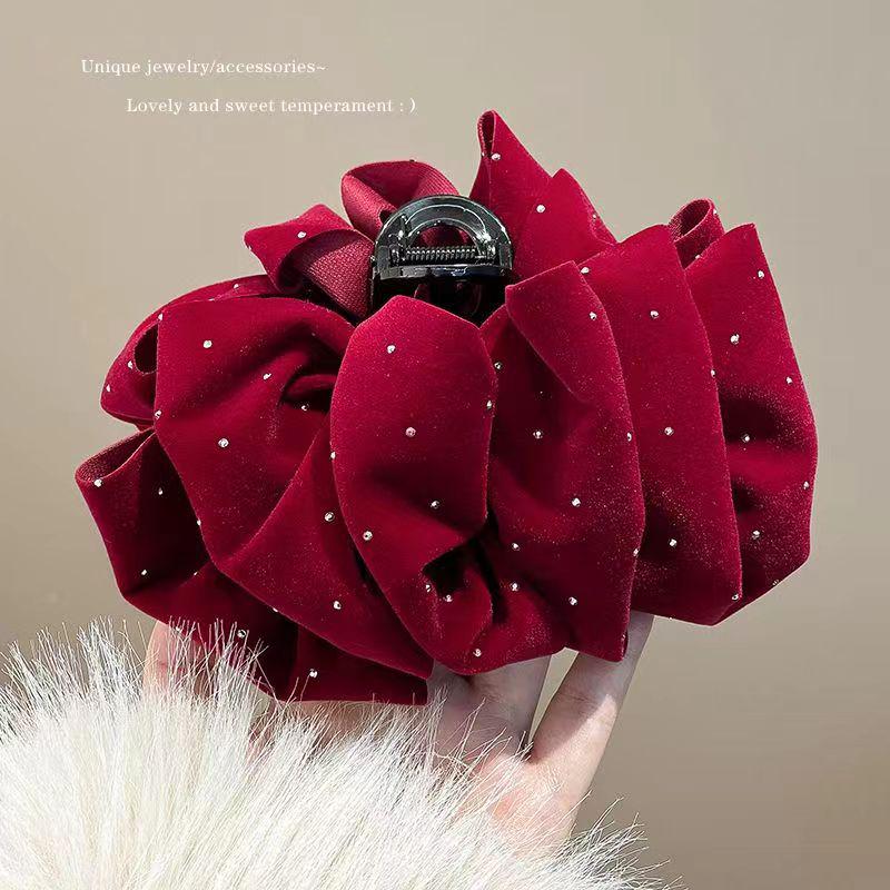 Large Velvet Cloud Bubble Bow Claw Clip - Luxury Baby s Breath Design Hair Accessory
Large Velvet Cloud Bubble Bow Claw Clip - Luxury Baby s Breath Design Hair Accessory