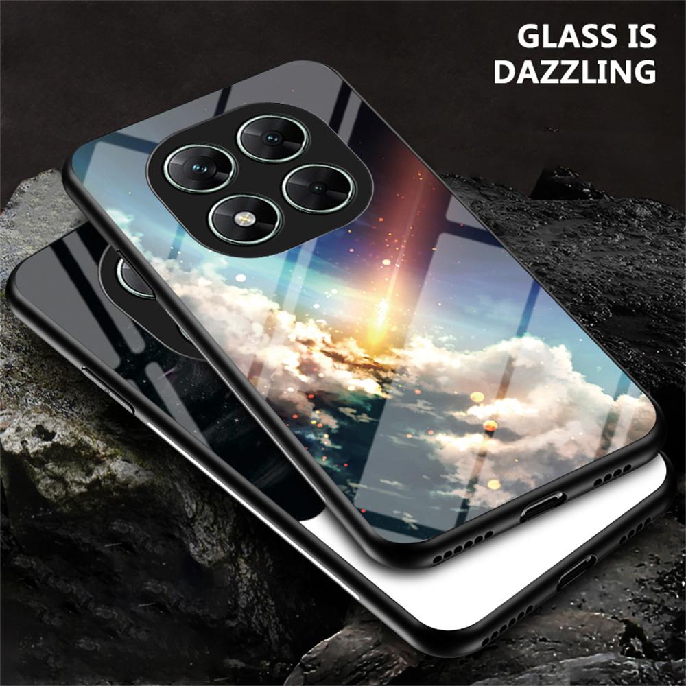 For Xiaomi Poco X7 5G/Redmi Note 14 Pro 5G Case Starry Sky Pattern Tempered Glass Phone Cover Starry Crescent Moon
For Xiaomi Poco X7 5G/Redmi Note 14 Pro 5G Case Starry Sky Pattern Tempered Glass Phone Cover Starry Crescent Moon